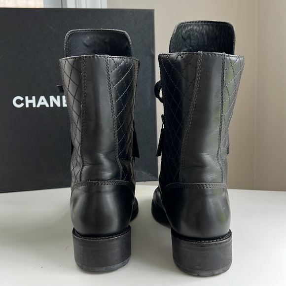 CHANEL Combat Boots - Picture 7 of 9